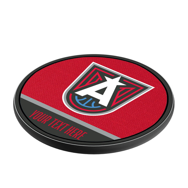 Atlanta Dream Personalized Endzone Solid 15-Watt Wireless Charger Iso.Jpg
