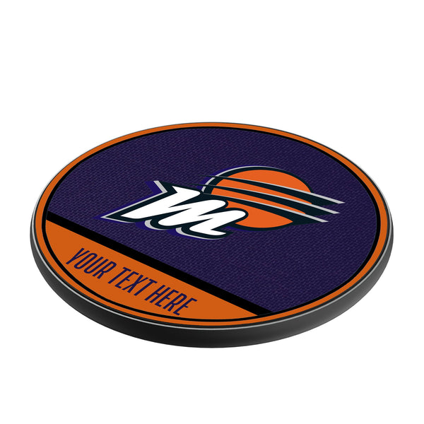 Phoenix Mercury Personalized Endzone Solid 15-Watt Wireless Charger Iso.Jpg