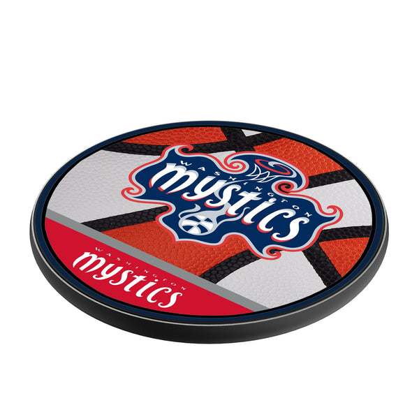 Washington Mystics Basketball 15-Watt Wireless Charger Iso.Jpg