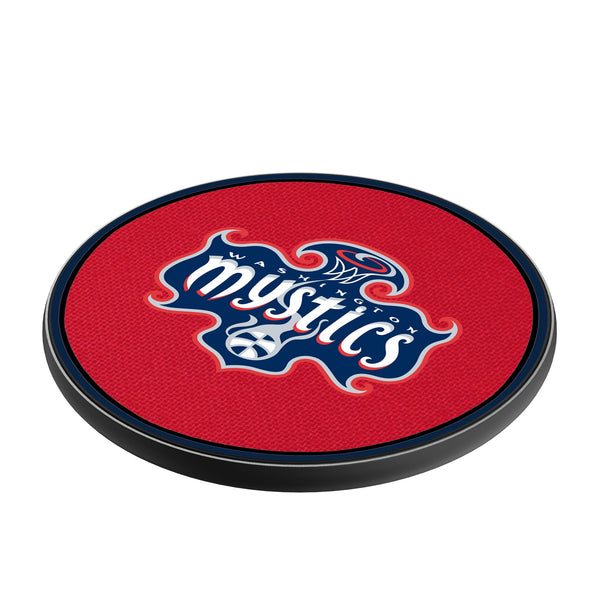 Washington Mystics Solid 15-Watt Wireless Charger Iso.Jpg