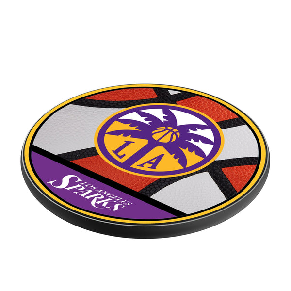 Los Angeles Sparks Basketball 15-Watt Wireless Charger Iso.Jpg