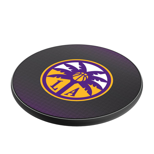 Los Angeles Sparks Linen 15-Watt Wireless Charger Iso.Jpg