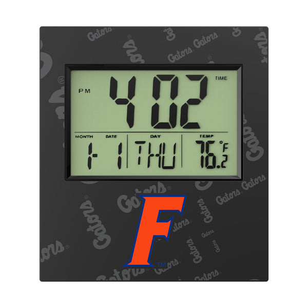University of Florida Gators Quadtile Wall Clock Flat.Jpg
