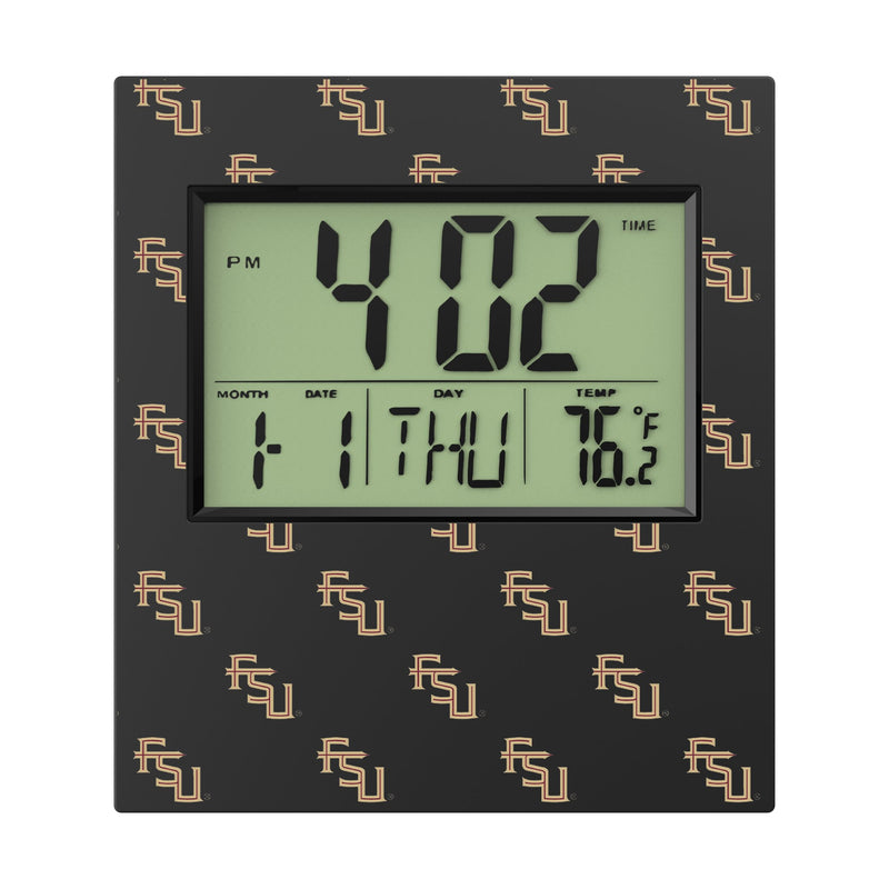 Florida State University Seminoles Fashion Pattern Wall Clock Flat.Jpg