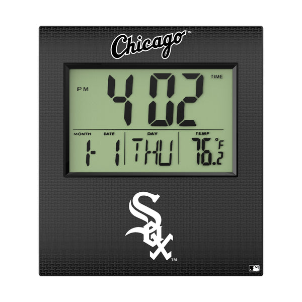 Chicago White Sox Linen Wall Clock Flat.Jpg