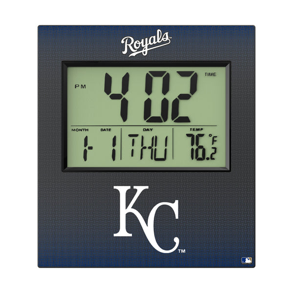 Kansas City Royals Linen Wall Clock Flat.Jpg