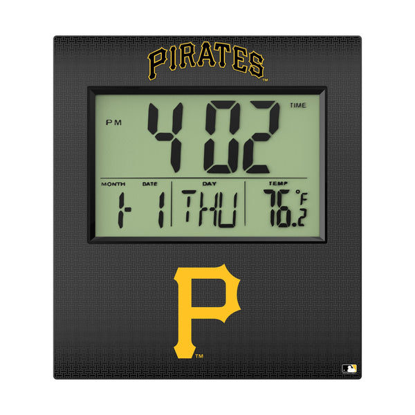 Pittsburgh Pirates Linen Wall Clock Flat.Jpg