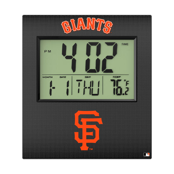 San Francisco Giants Linen Wall Clock Flat.Jpg
