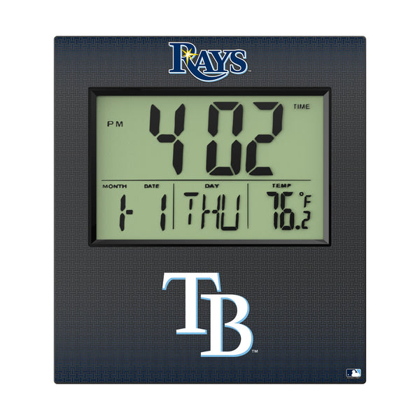 Tampa Bay Rays Linen Wall Clock Flat.Jpg