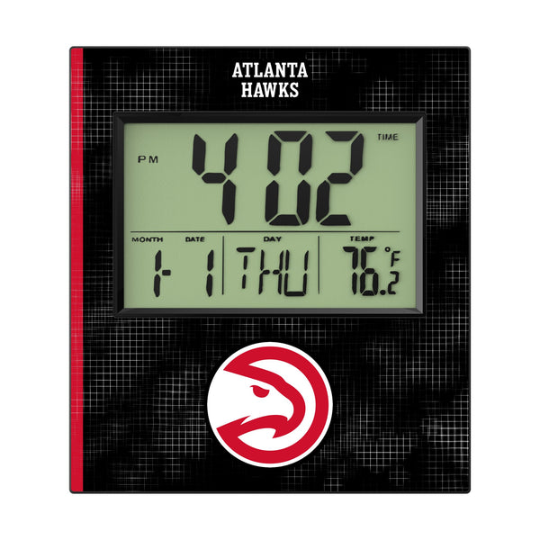 Atlanta Hawks Hatch Wall Clock Flat.Jpg