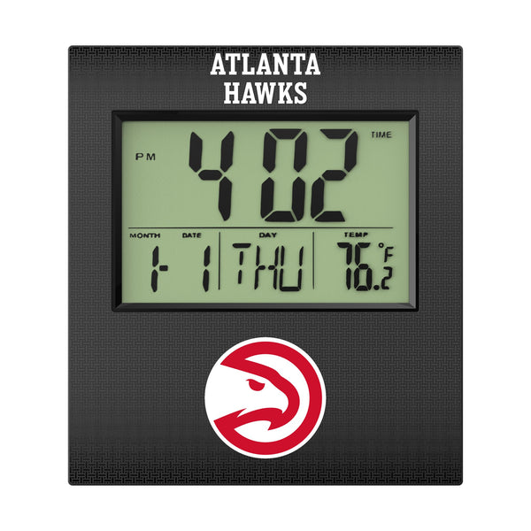 Atlanta Hawks Linen Wall Clock Flat.Jpg