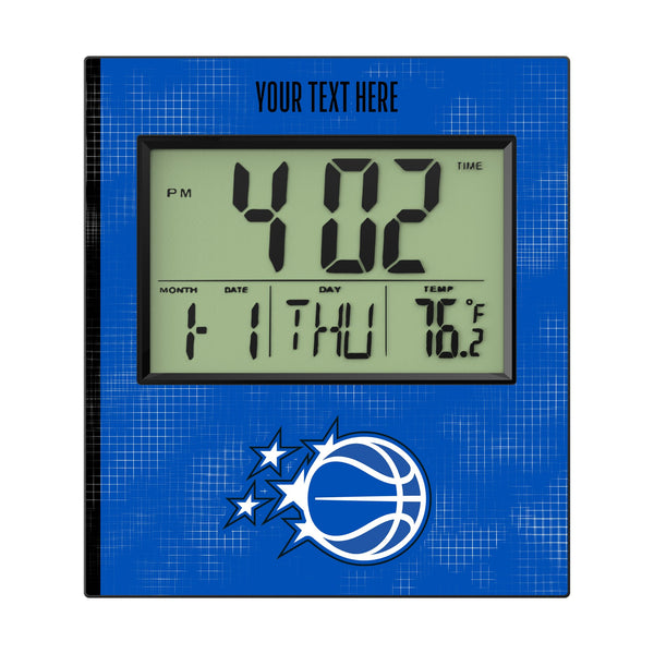 Orlando Magic Personalized Hatch Wall Clock Flat.Jpg