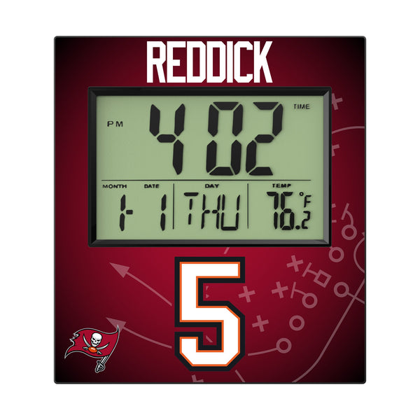 Haason Reddick Tampa Bay Buccaneers 5 Game Tactic Wall Clock Flat.Jpg