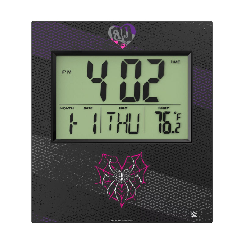 AJ Lee Steel Wall Clock Flat.Jpg
