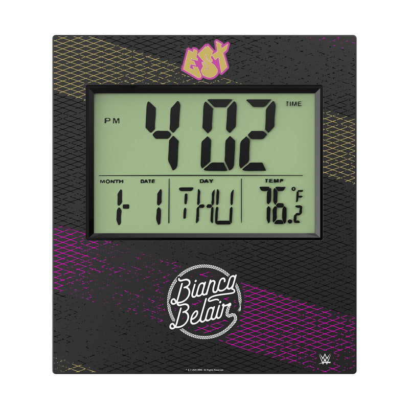 Bianca Belair Steel Wall Clock Flat.Jpg