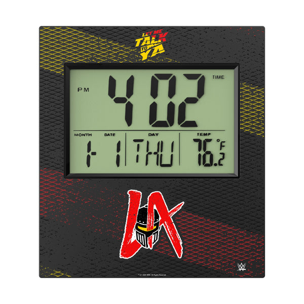 LA Knight Steel Wall Clock Flat.Jpg