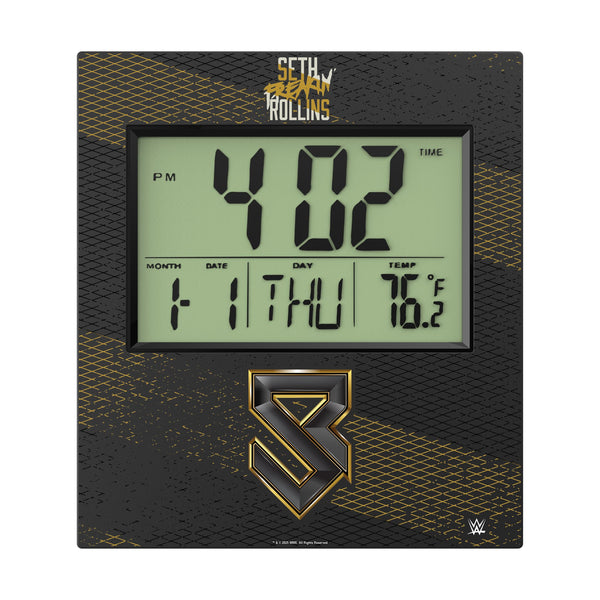 Seth Freakin Rollins Steel Wall Clock Flat.Jpg