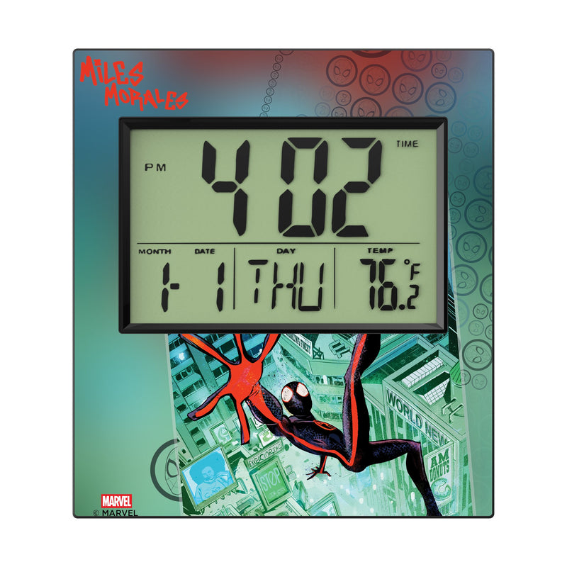 Marvel Miles Morales Classic Cover Wall Clock Flat.Jpg