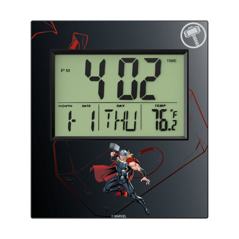 Marvel Avengers Thor MechLine Wall Clock Flat.Jpg