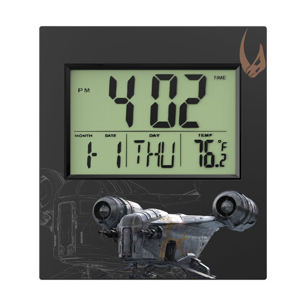 Star Wars Razor Crest FactionTech Wall Clock Flat.Jpg