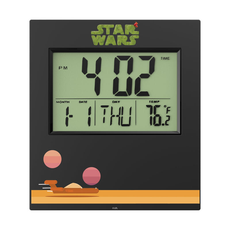 Star Wars Tatooine Locality Fade Wall Clock Flat.Jpg