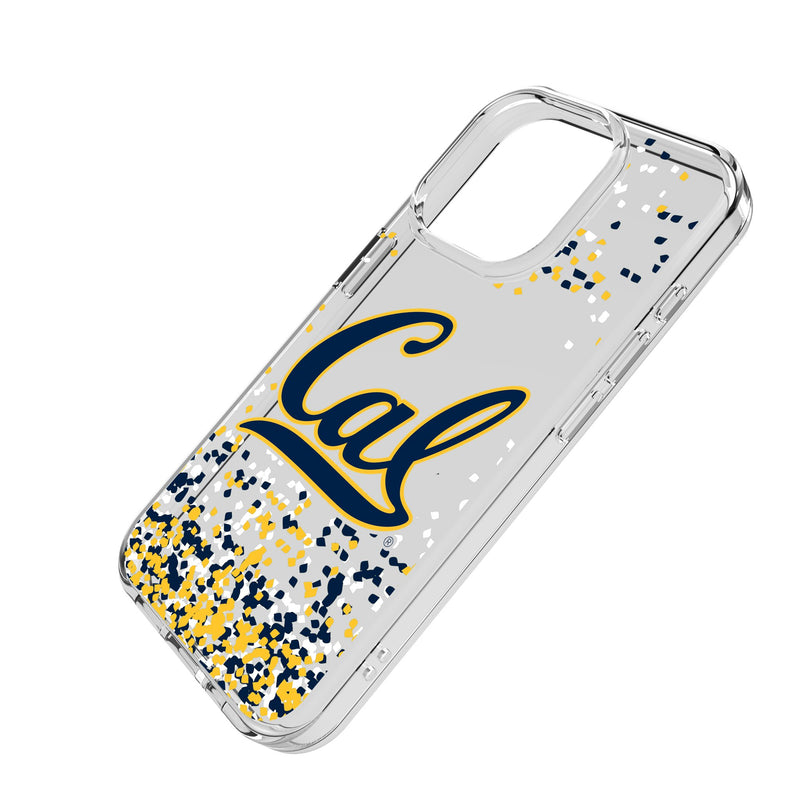 University of California Berkeley Golden Bears Confetti iPhone Clear Phone Case for Apple iPhone Iso.Jpg