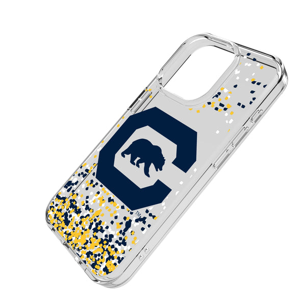 University of California Berkeley Golden Bears Confetti iPhone Clear Phone Case for Apple iPhone Iso.Jpg
