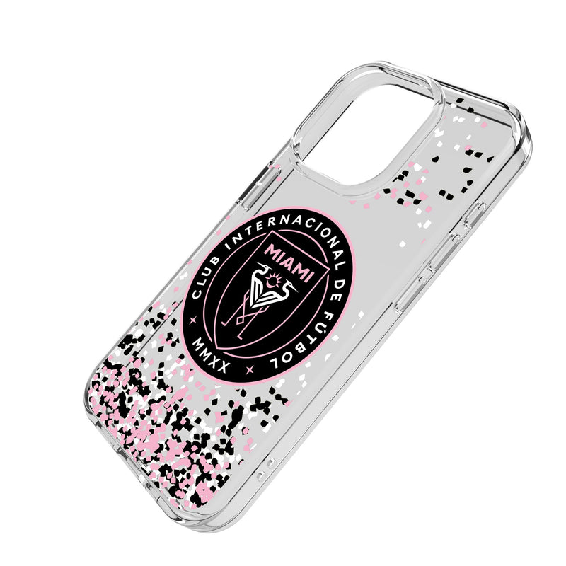Inter Miami CF Confetti iPhone Clear Phone Case for Apple iPhone Iso.Jpg