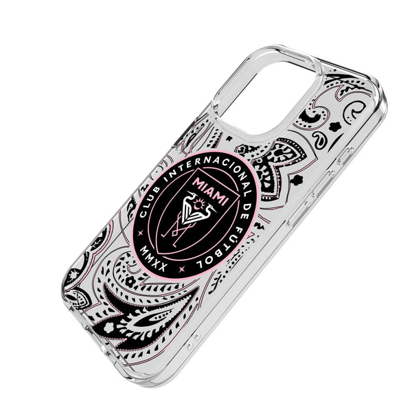 Inter Miami CF Paisley iPhone Clear Phone Case for Apple iPhone Iso.Jpg