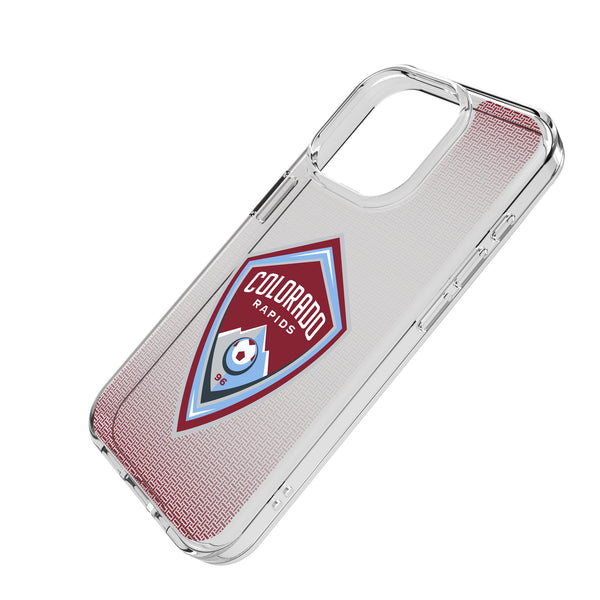 Colorado Rapids Linen iPhone Clear Phone Case for Apple iPhone Iso.Jpg