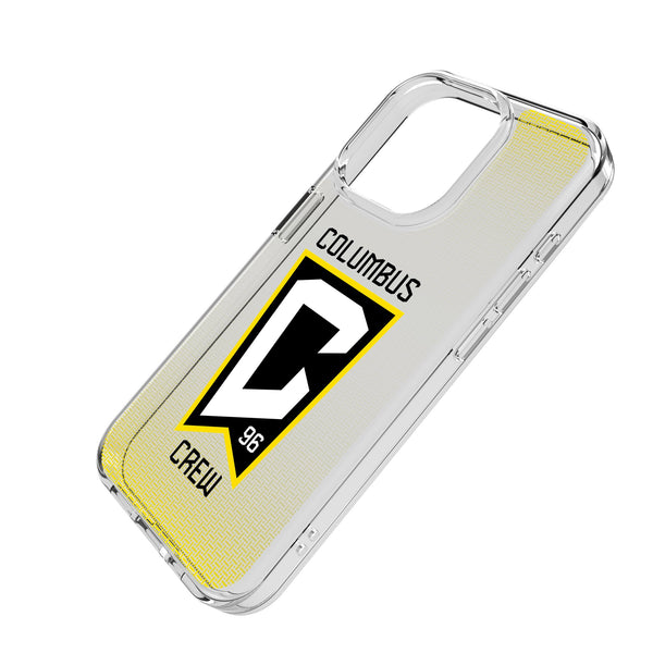 Columbus Crew Linen iPhone Clear Phone Case for Apple iPhone Iso.Jpg