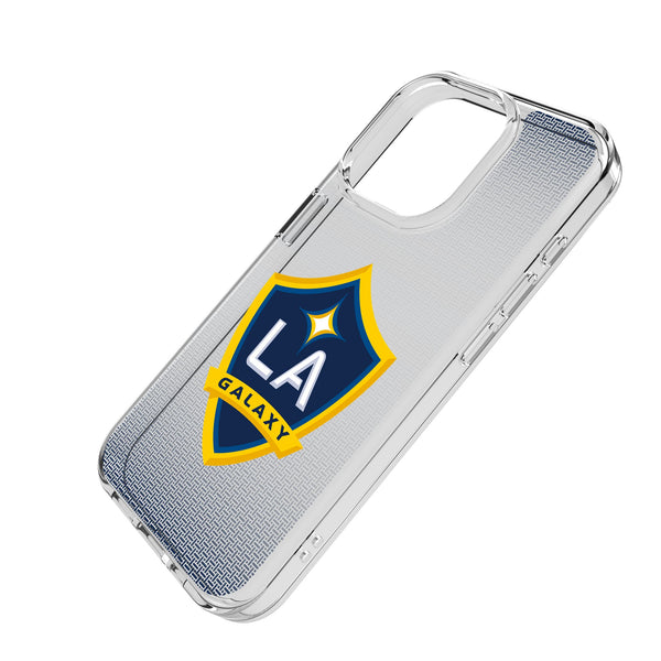LA Galaxy Linen iPhone Clear Phone Case for Apple iPhone Iso.Jpg