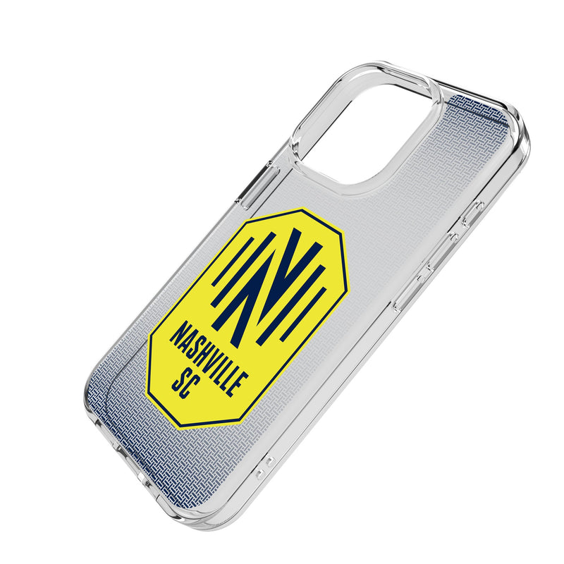 Nashville SC Linen iPhone Clear Phone Case for Apple iPhone Iso.Jpg