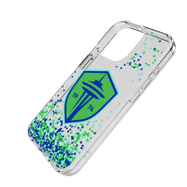 Seattle Sounders FC Confetti iPhone Clear Phone Case for Apple iPhone Iso.Jpg