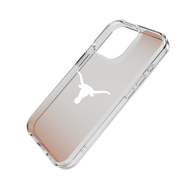 University of Texas Longhorns Linen iPhone Clear Phone Case for Apple iPhone Iso.Jpg