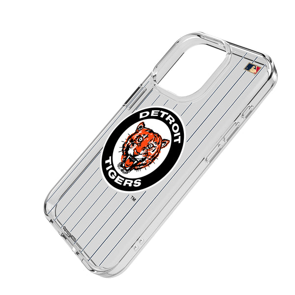Detroit Tigers 1961-1963 - Cooperstown Collection Pinstripe iPhone Clear Phone Case for Apple iPhone Iso.Jpg