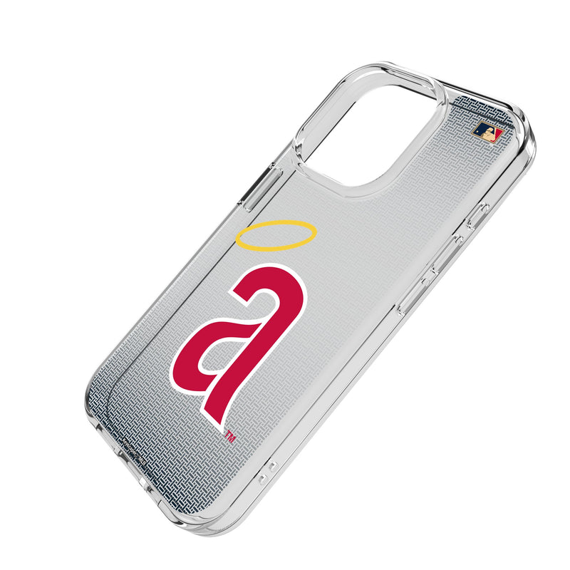 LA Angels 1971 - Cooperstown Collection Linen iPhone Clear Phone Case for Apple iPhone Iso.Jpg