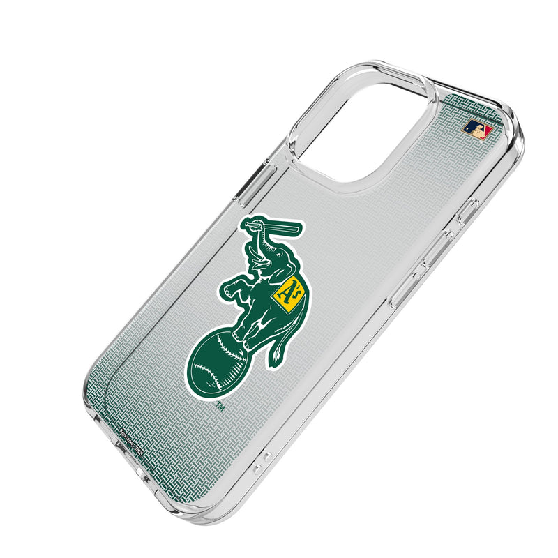 Oakland As Home 1988 - Cooperstown Collection Linen iPhone Clear Phone Case for Apple iPhone Iso.Jpg