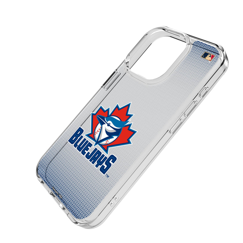 Toronto Blue Jays 1997-2002 - Cooperstown Collection Linen iPhone Clear Phone Case for Apple iPhone Iso.Jpg
