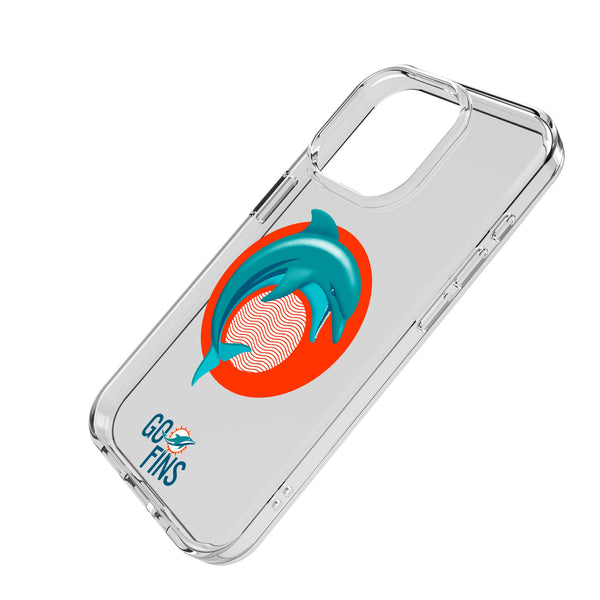 Miami Dolphins 2024 Edition iPhone Clear Phone Case for Apple iPhone Iso.Jpg