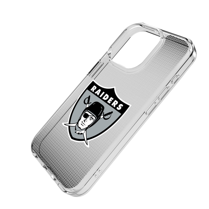 Oakland Raiders 1963 Historic Collection Linen iPhone Clear Phone Case for Apple iPhone Iso.Jpg