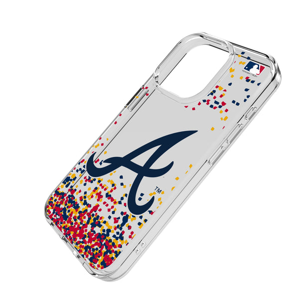 Atlanta Braves Confetti iPhone Clear Phone Case for Apple iPhone Iso.Jpg