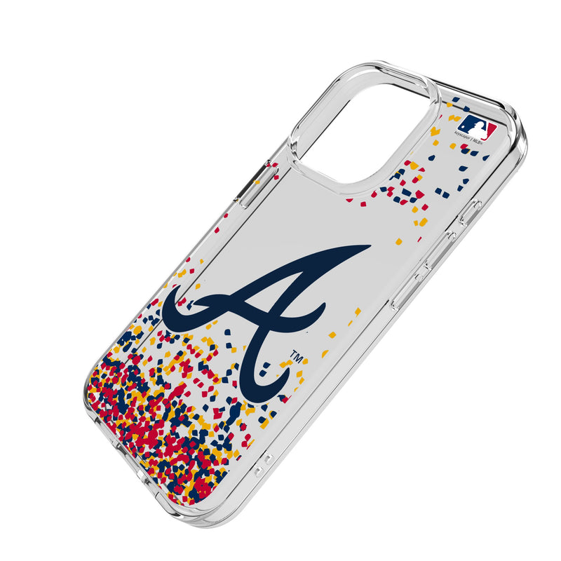 Atlanta Braves Confetti iPhone Clear Phone Case for Apple iPhone Iso.Jpg