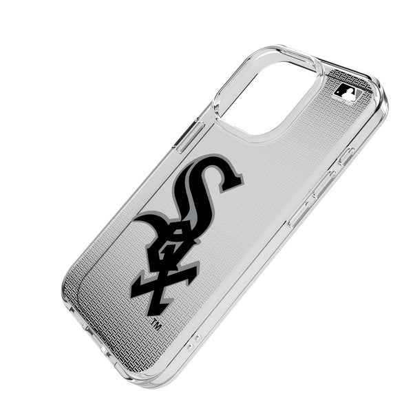 Chicago White Sox Linen iPhone Clear Phone Case for Apple iPhone Iso.Jpg