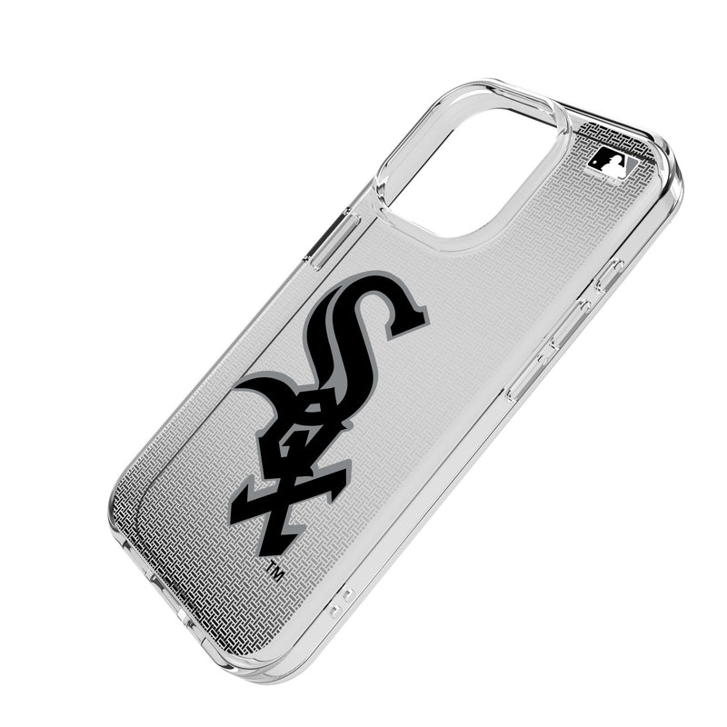 Chicago White Sox Linen iPhone Clear Phone Case for Apple iPhone Iso.Jpg