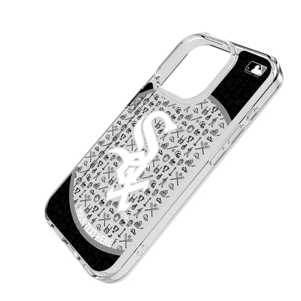Chicago White Sox Personalized Circle iPhone Clear Phone Case for Apple iPhone Iso.Jpg