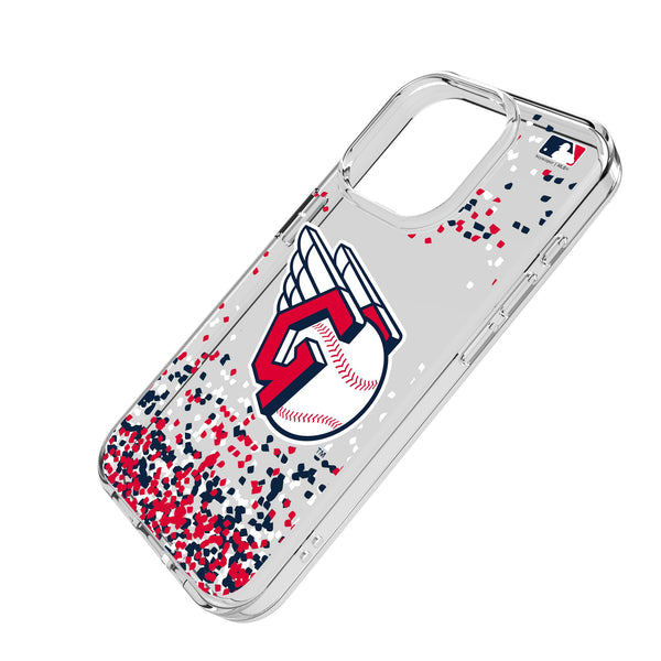 Cleveland Guardians Confetti iPhone Clear Phone Case for Apple iPhone Iso.Jpg
