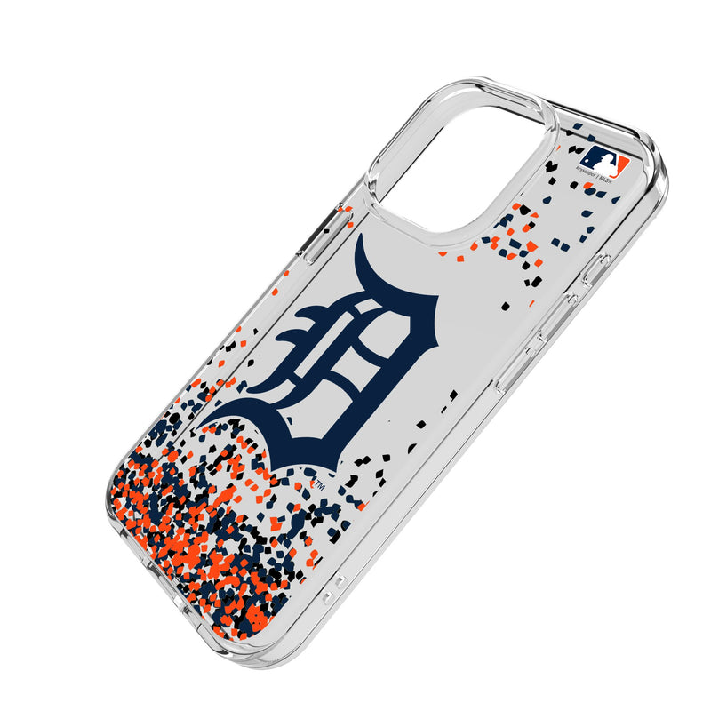 Detroit Tigers Confetti iPhone Clear Phone Case for Apple iPhone Iso.Jpg