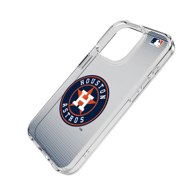 Houston Astros Linen iPhone Clear Phone Case for Apple iPhone Iso.Jpg