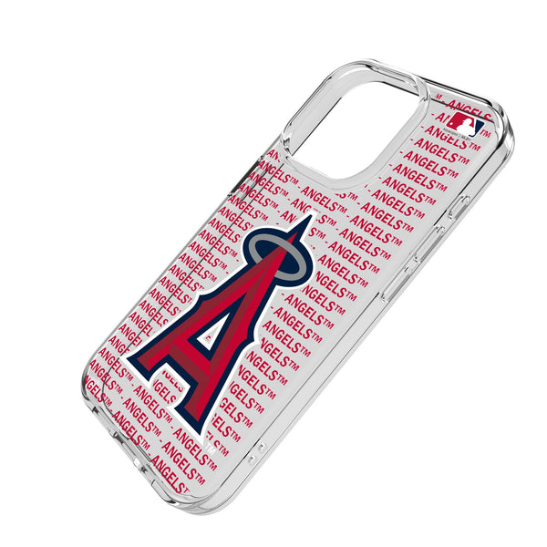 Los Angeles Angels Text Backdrop iPhone Clear Phone Case for Apple iPhone Iso.Jpg